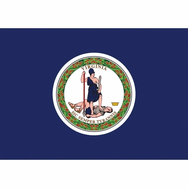 Virginia Official Car Flag