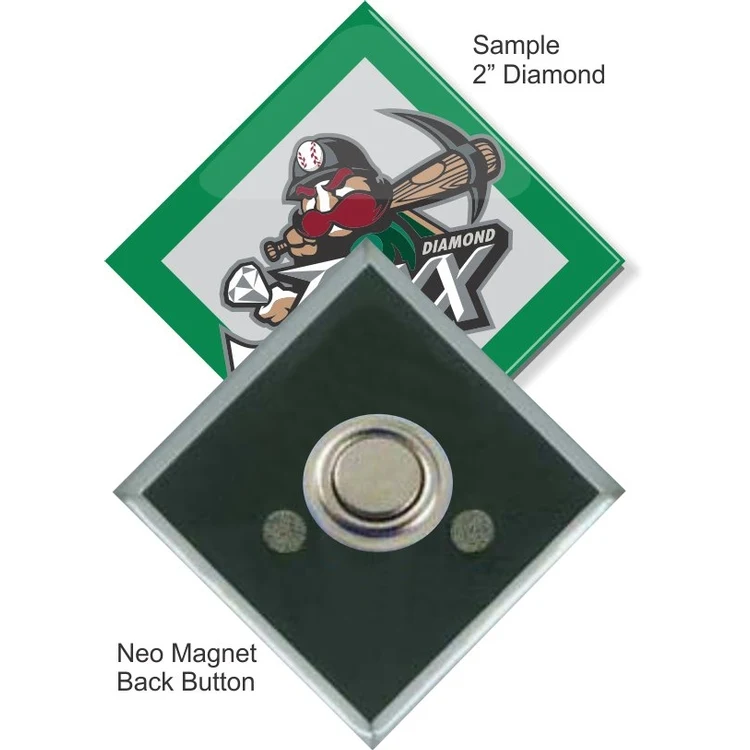 Neo Magnet 2 Inch Diamond Button 1