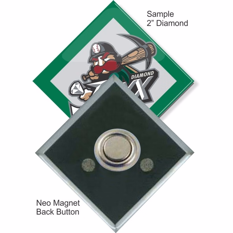 Neo Magnet 2 Inch Diamond Button