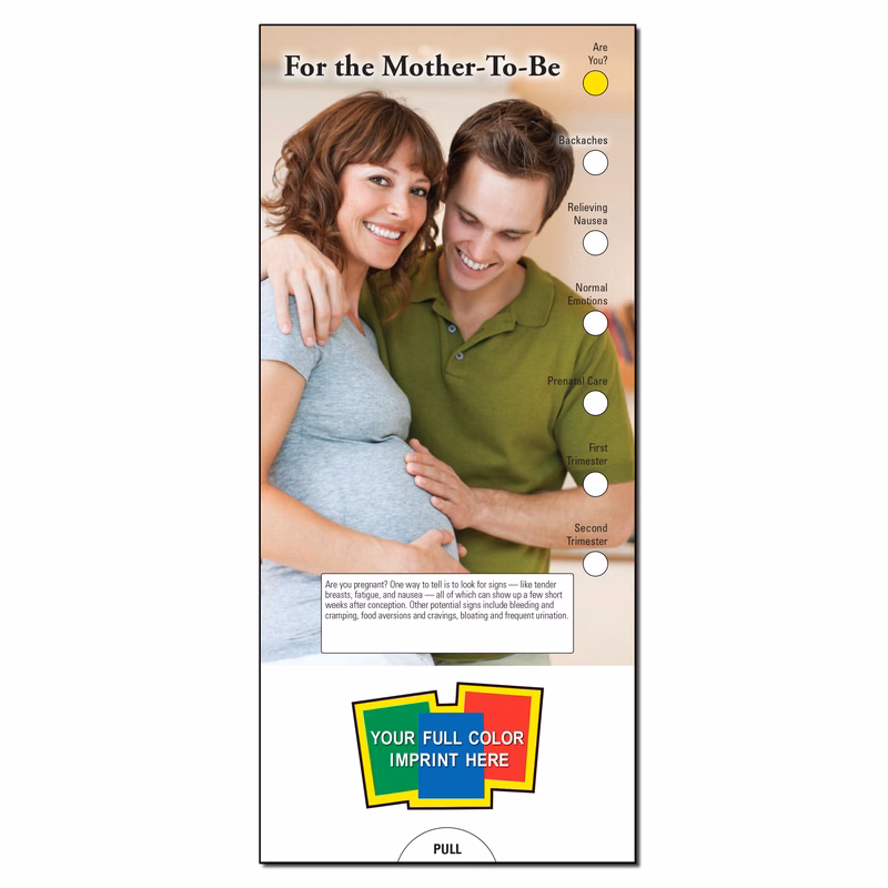 SLIDE CHART - For The Mother-To-Be Slide Chart