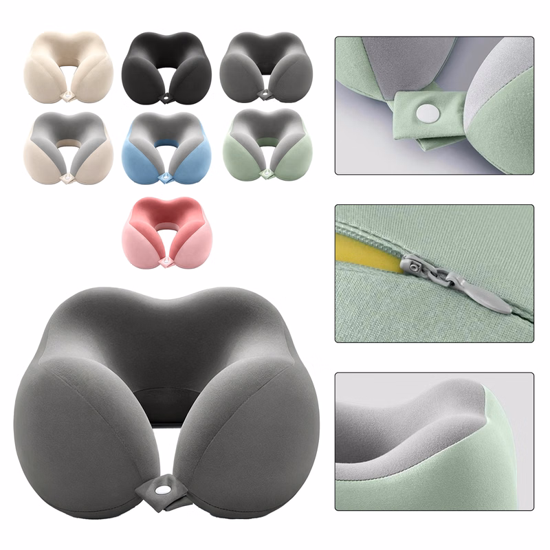 Memory Foam Soft U-shaped Neck Pillow