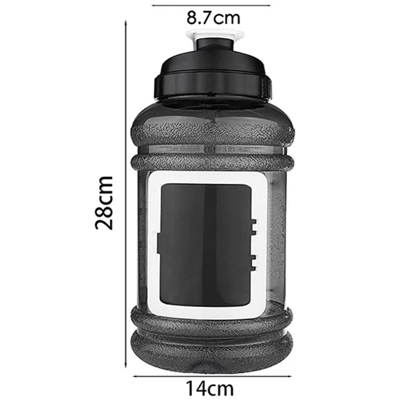 2.2L Water Jug Large Bottle Front Card Holder 1