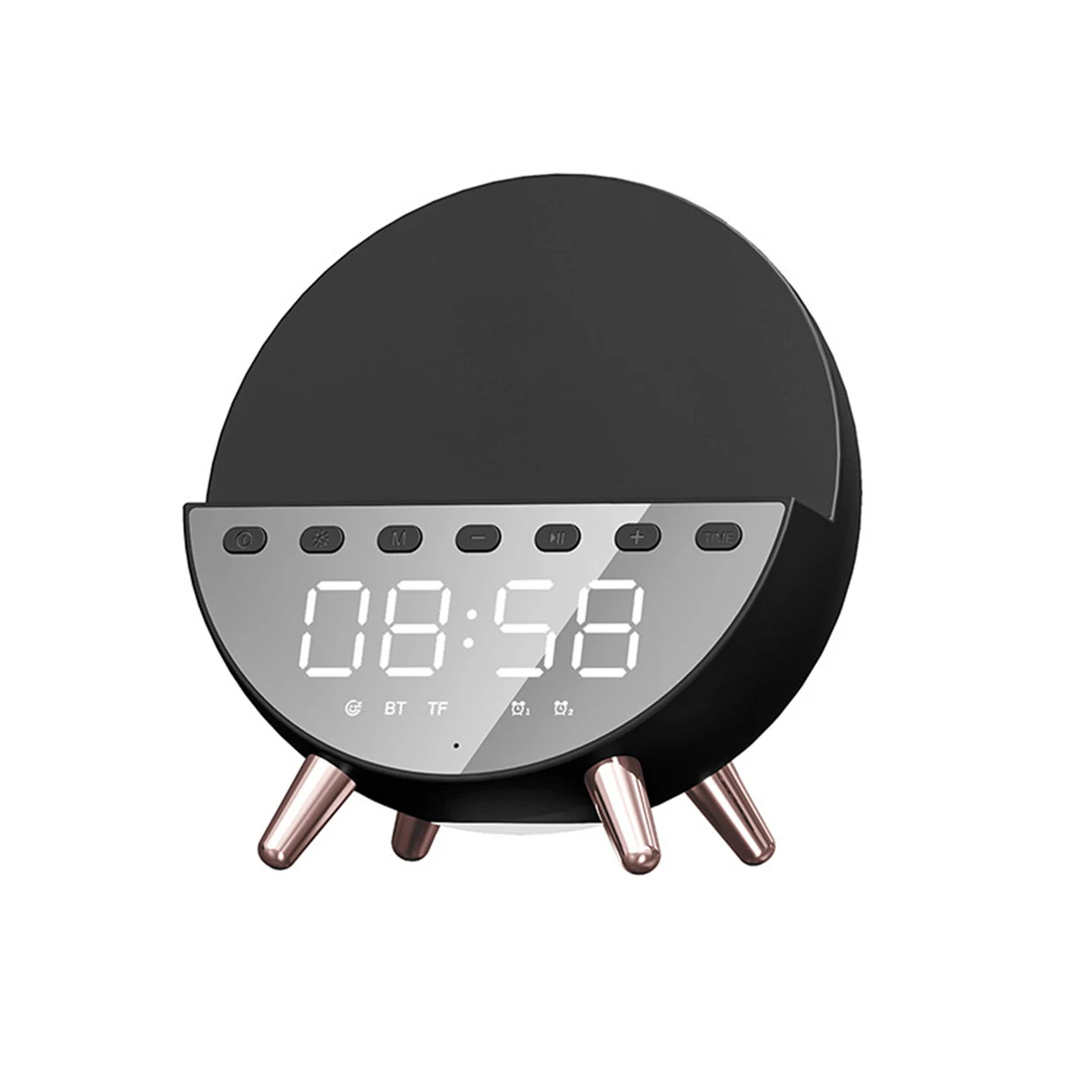 5 In 1 Bluetooth Speaker Clock 1