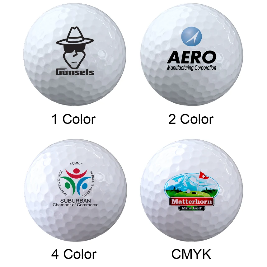 12 Pack White Golf Balls 1