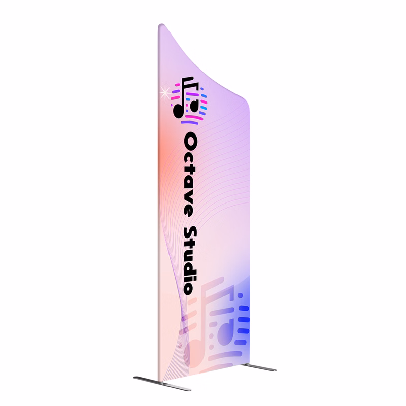 NEW MagLock Concave Fabric Display - 3'x8'