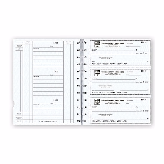 Newport Deskbook Checks, 3-On-A-Page Compact Size