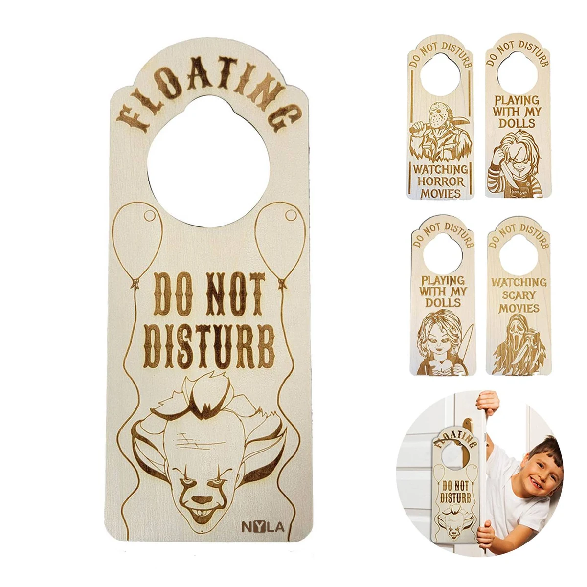 Hardwood Door Hanger 1