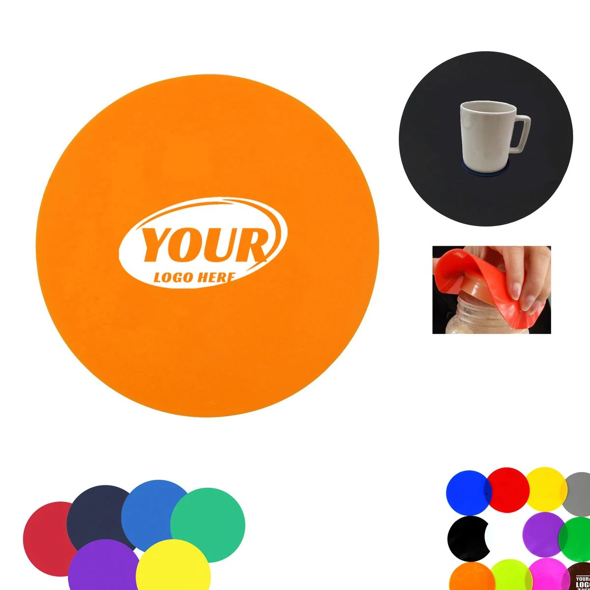 Silicone Round Jar Opener Coaster 1