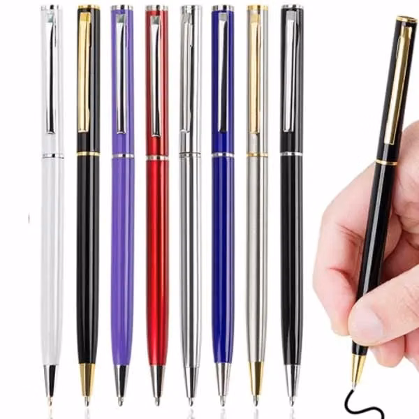 Retractable Promotional Colored Metal Pen