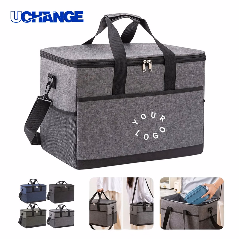 Cooler Bag Carrier with Dual Direction Zipper