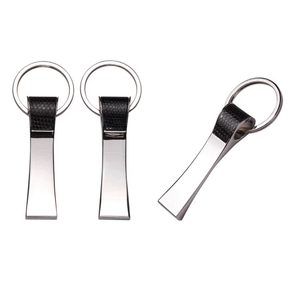 Leatherette Metal Key Chain 1