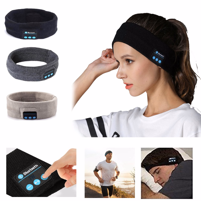 Unisex Bluetooth Wireless Knitted Sports Headband