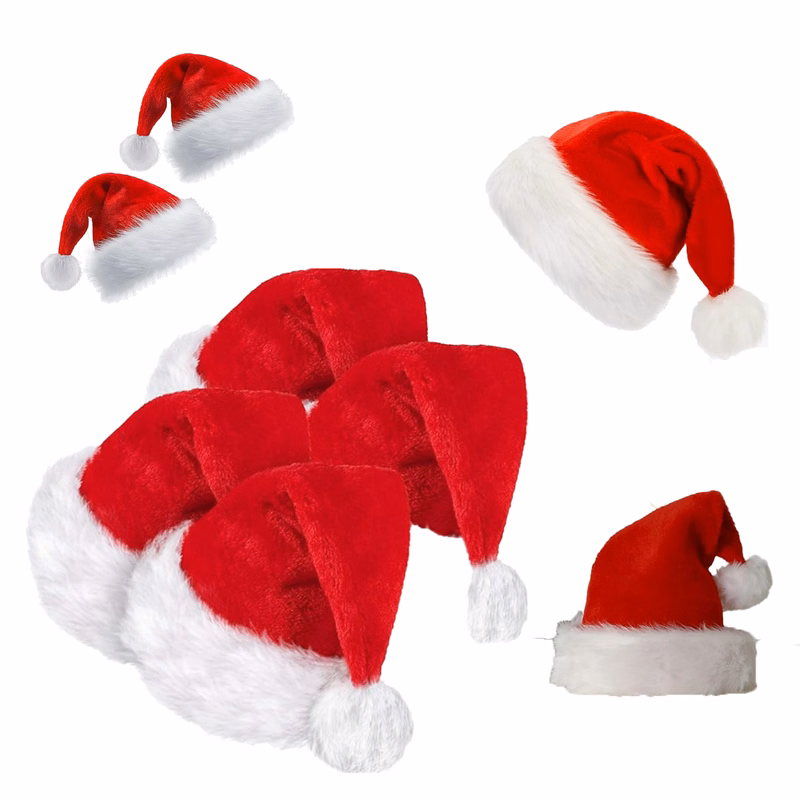 Kids Thickened Plush Christmas Hat