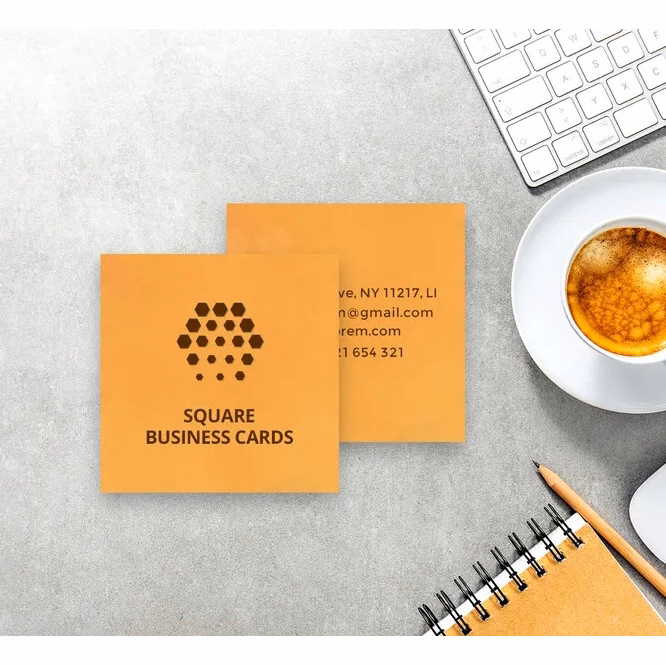 Square Business Cards (2" x 2")