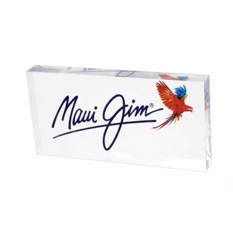 Solid Acrylic Glass Plexiglass Name Block, Table Display Stand, Table Tent