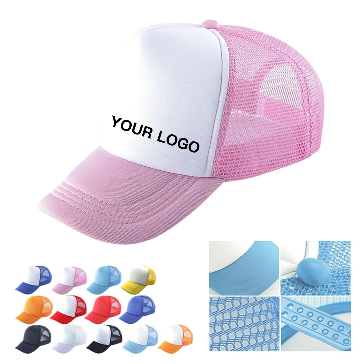 Breathable Mesh Trucker Cap for Outdoor Activities 1