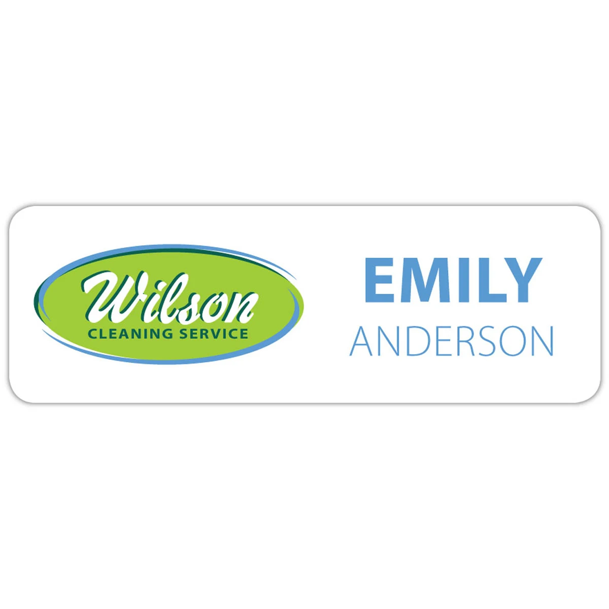 St. Paul Plastic Name Badge (Standard Size 1" x 3") 1