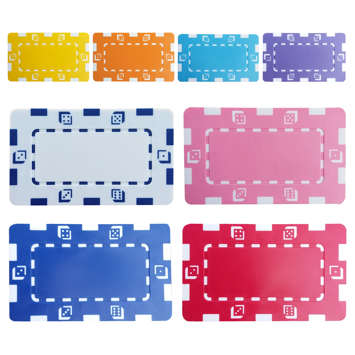Professional Abs Rectangular Poker Chips 1
