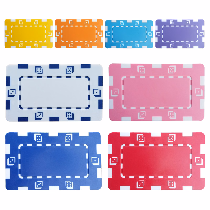 Professional Abs Rectangular Poker Chips