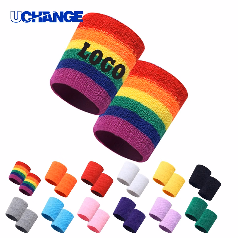 Embroidered Wrist Sweatband for Tennis