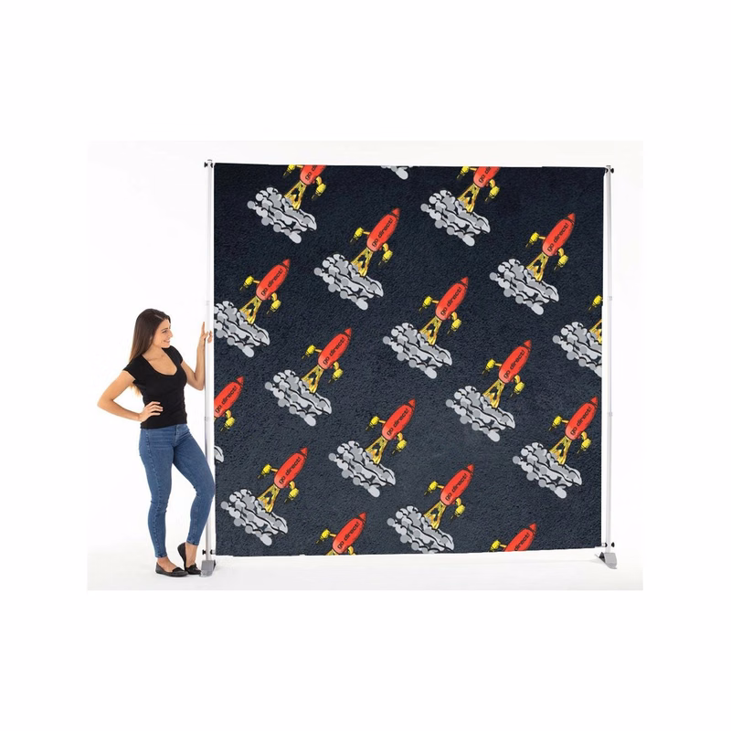 HassleFree(TM) Non-Reflective 8' x 8' Adjustable Display
