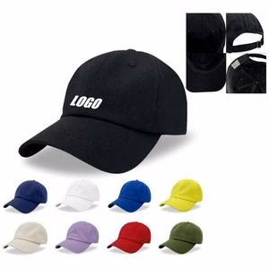 Unisex 6 Panel Cotton Twill Baseball Hats