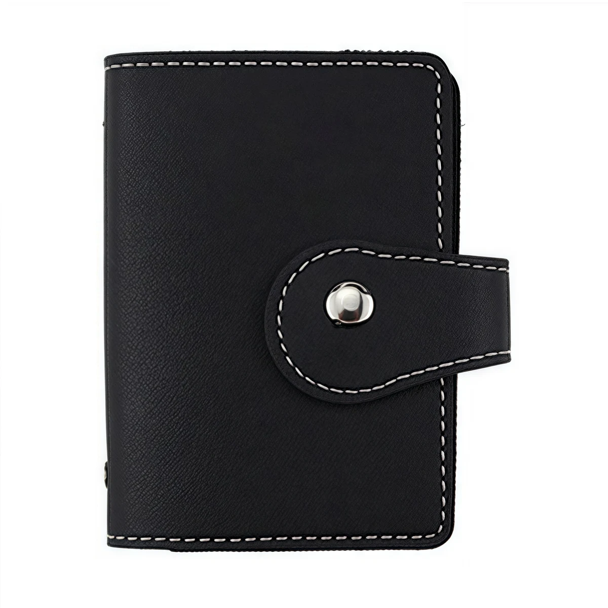 Custom Logo 26-Card Holder Mini PU Leather Card Wallet 1