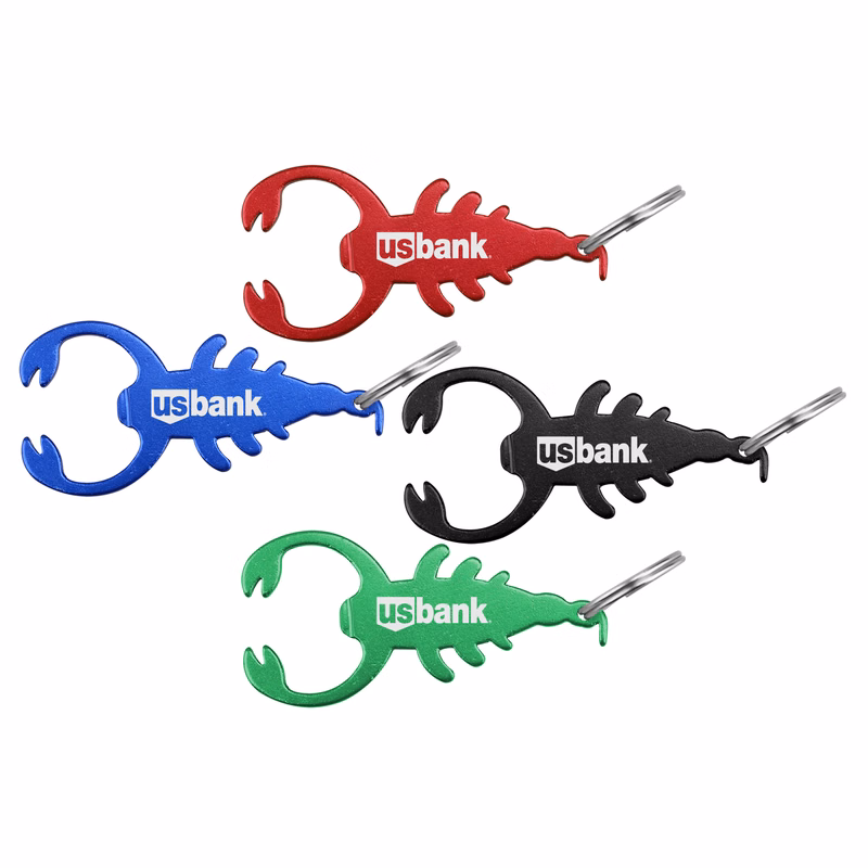 Scorpion Shape Bottle Opener w/ Key Chain