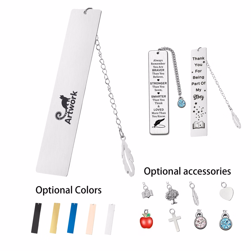 Customized Metal Stainless Steel Bookmark