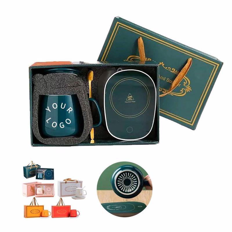 Ceramic Cup Gift Box with Spoon and Pad