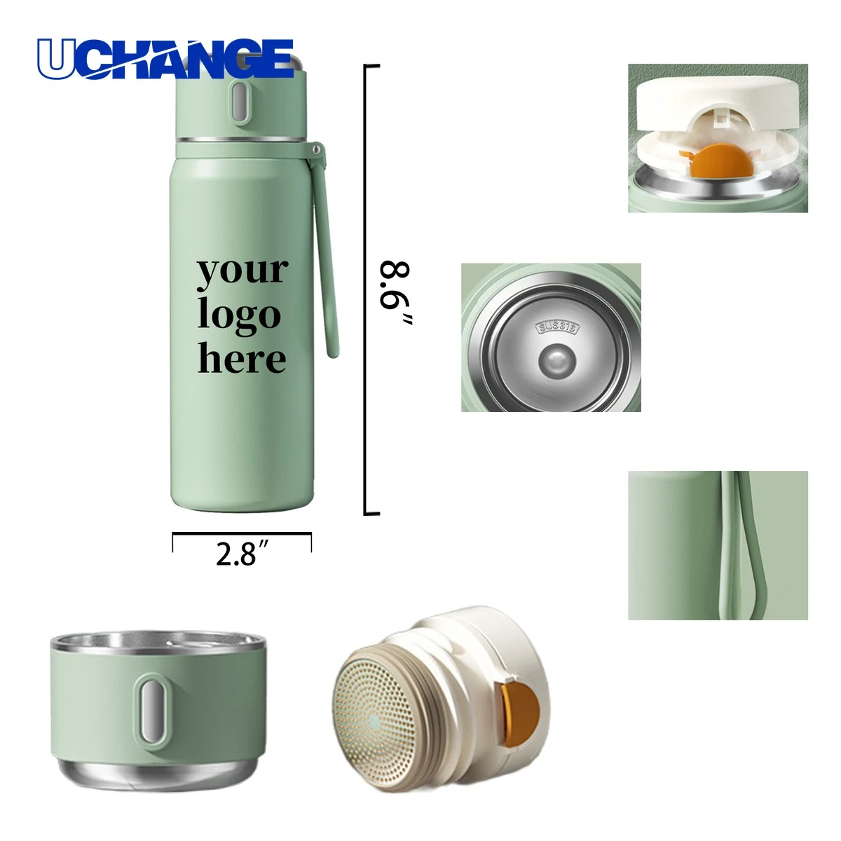 Customized Intelligent Insulated Cup Container (16oz) 1
