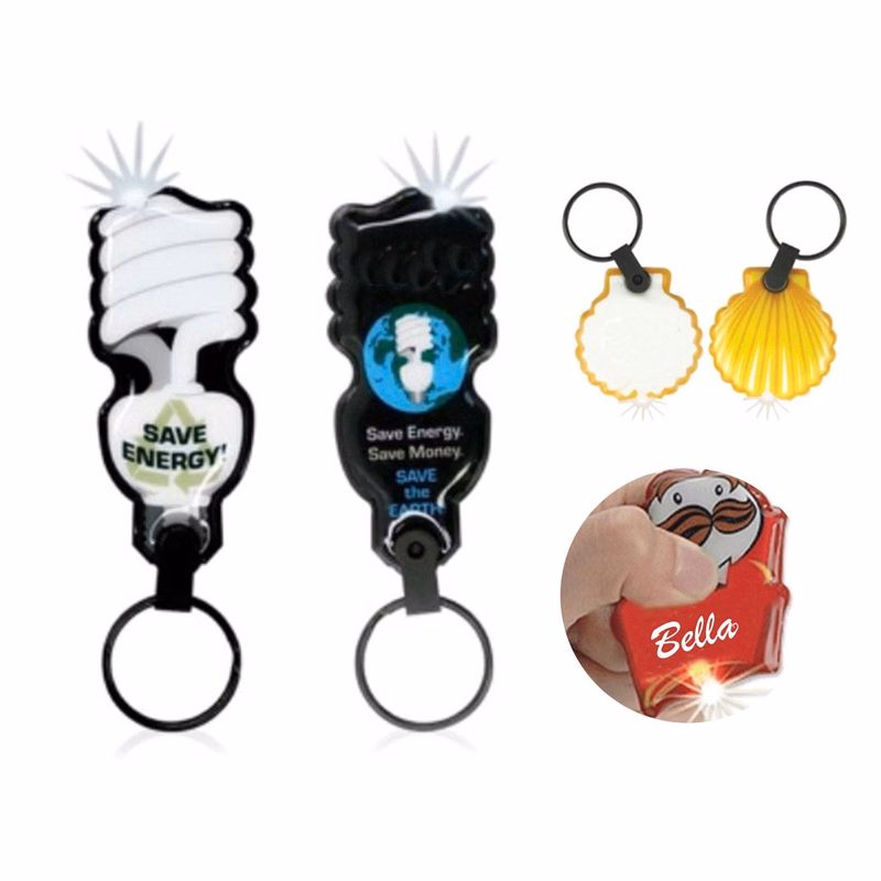 Custom Light-Up Flashlight Keychain