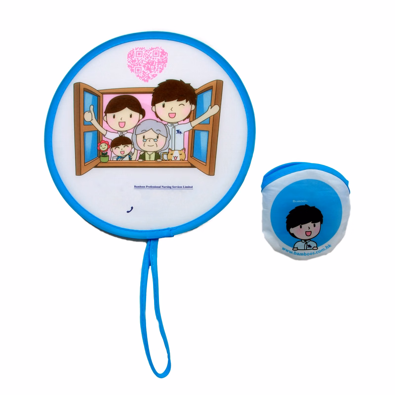 10" Folding Flying Discs With Pouch