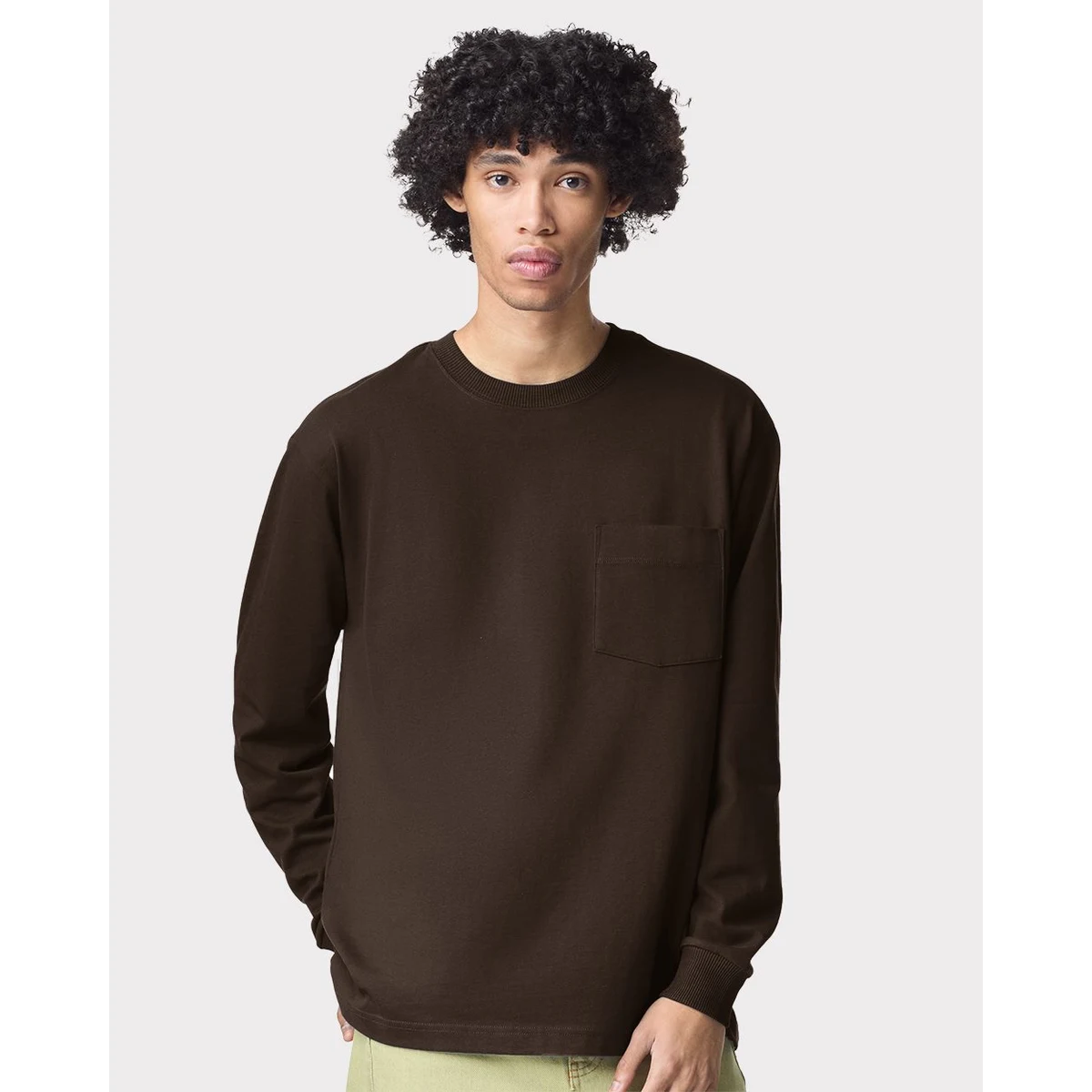 Unisex Super Heavyweight Long Sleeve Pocket Tee - 9410 1