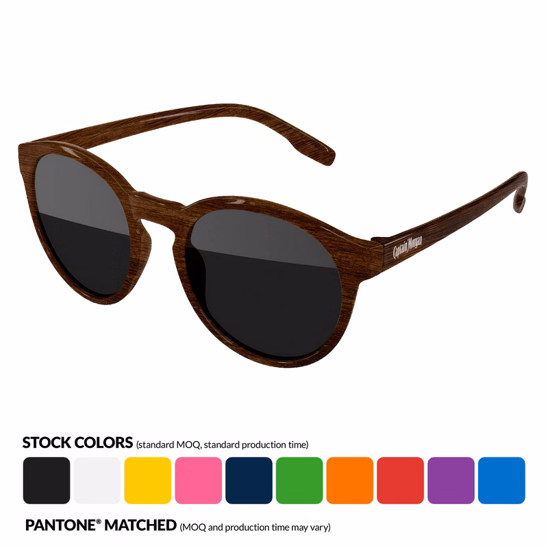 Vicky Sunglasses Faux Wood