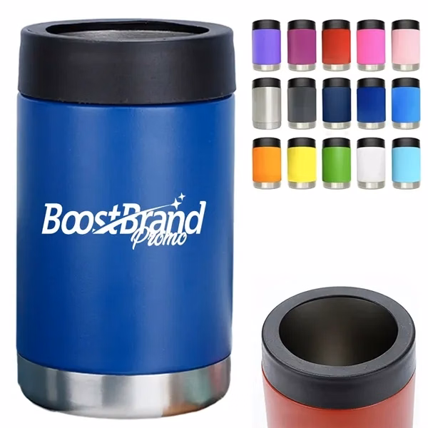 Custom 12 oz Stainless Steel Can & Bottle Insulator — Premium Beverage Koozie