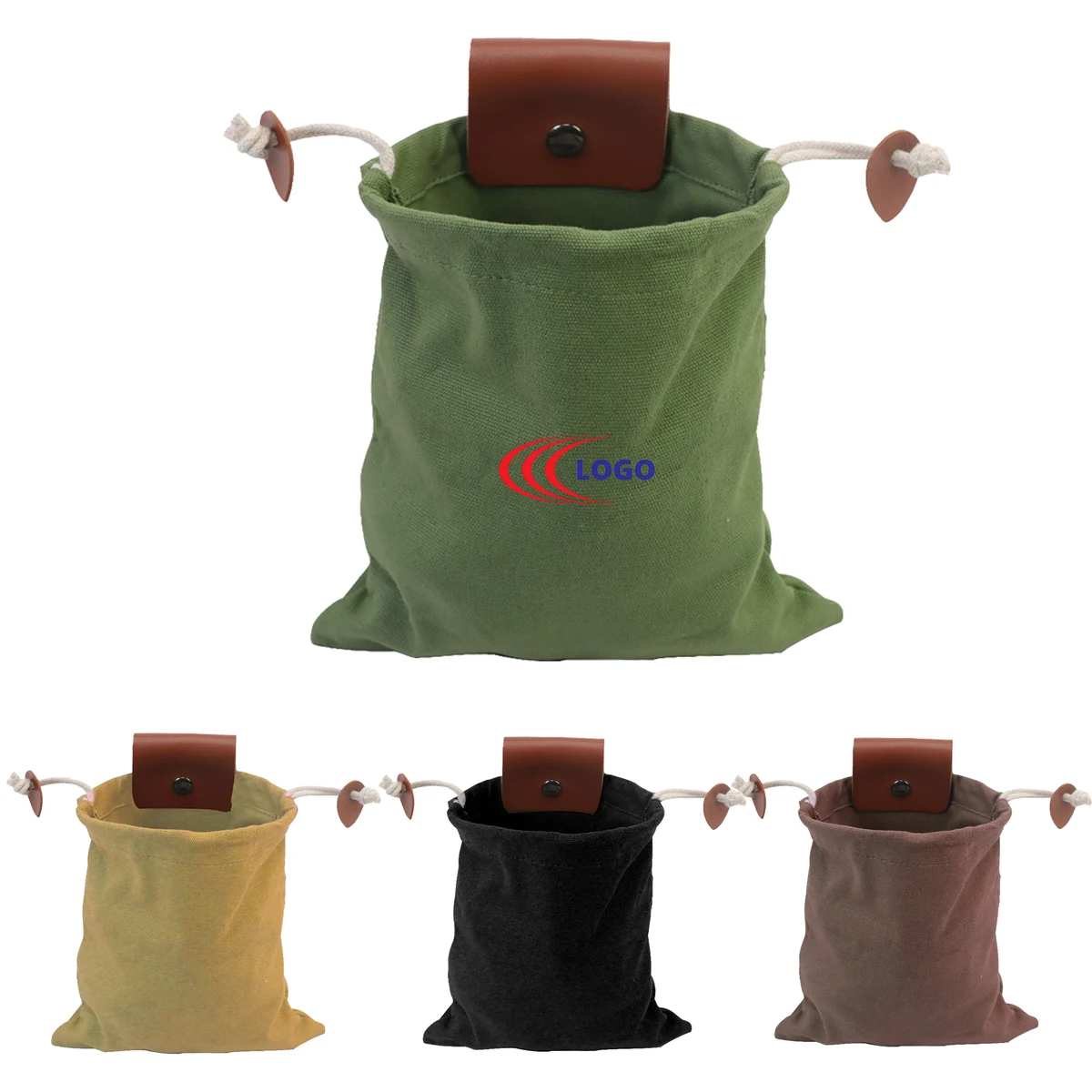 Outdoor Canvas Foraging Bag Fruit Picking Portable Waist Bag 1