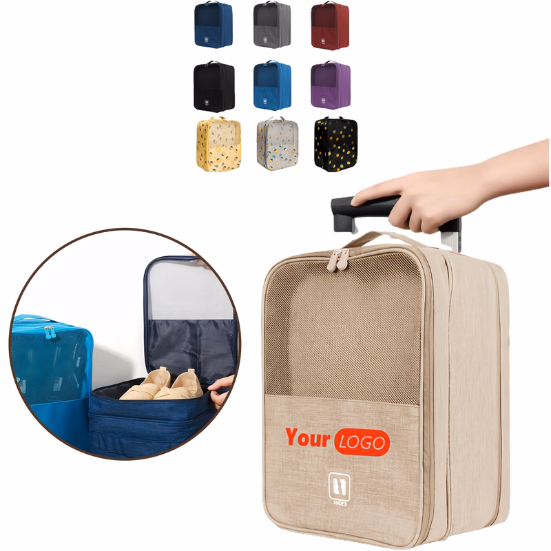 Cationic Fabric Travel Shoe Bag