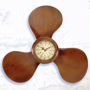 23" Wooden Propeller Clock