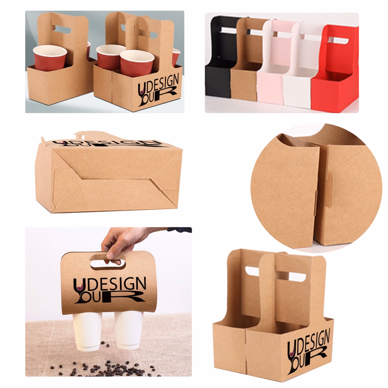 MOQ3000 Various Styles Of Paper Cup Holders