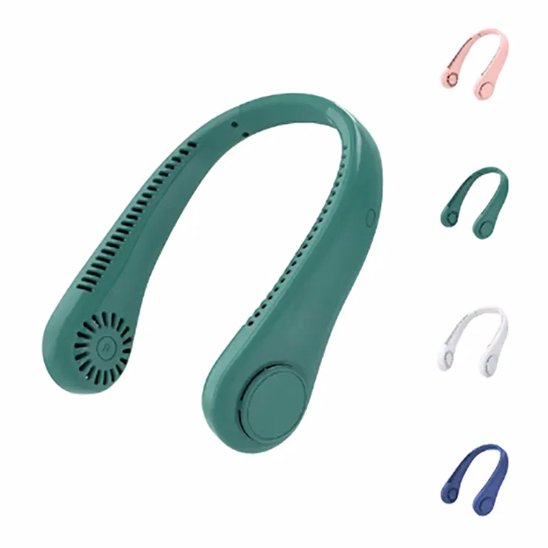 Hanging neck electric fan
