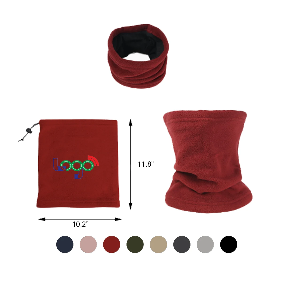 Double Layer Winter Neck Warmer 1
