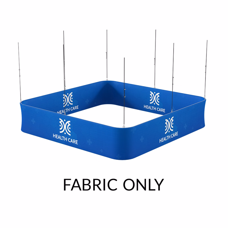 15ft Rectangle Hanging Sign - Fabric Only