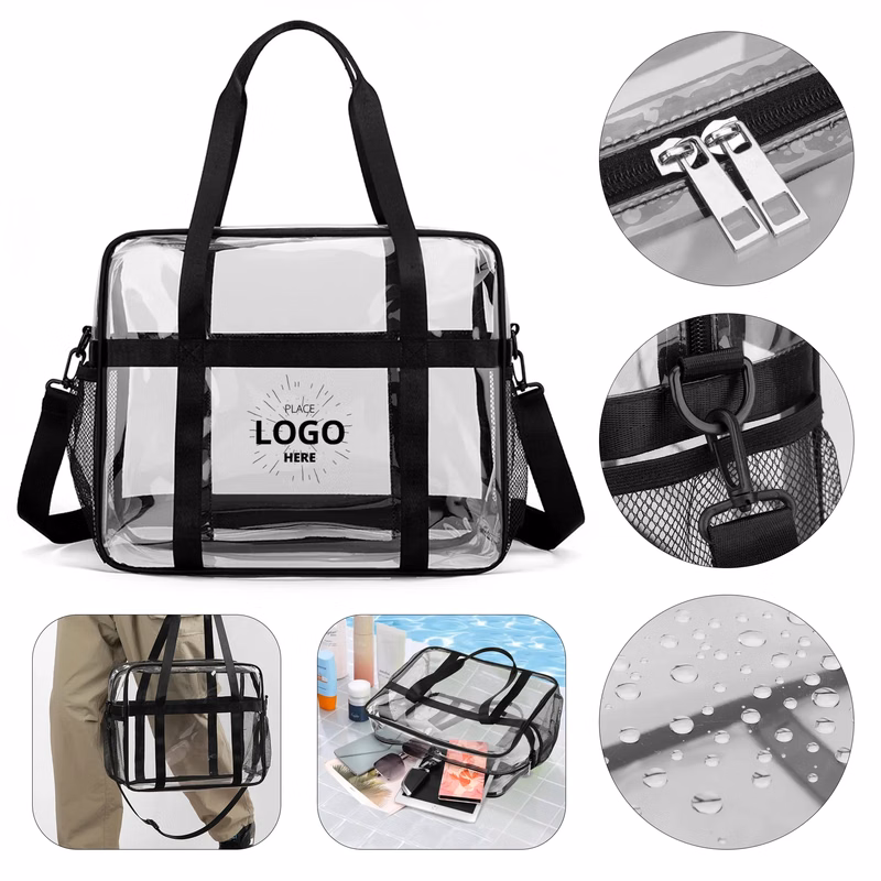 Transparent Shoulder Strap Handbag