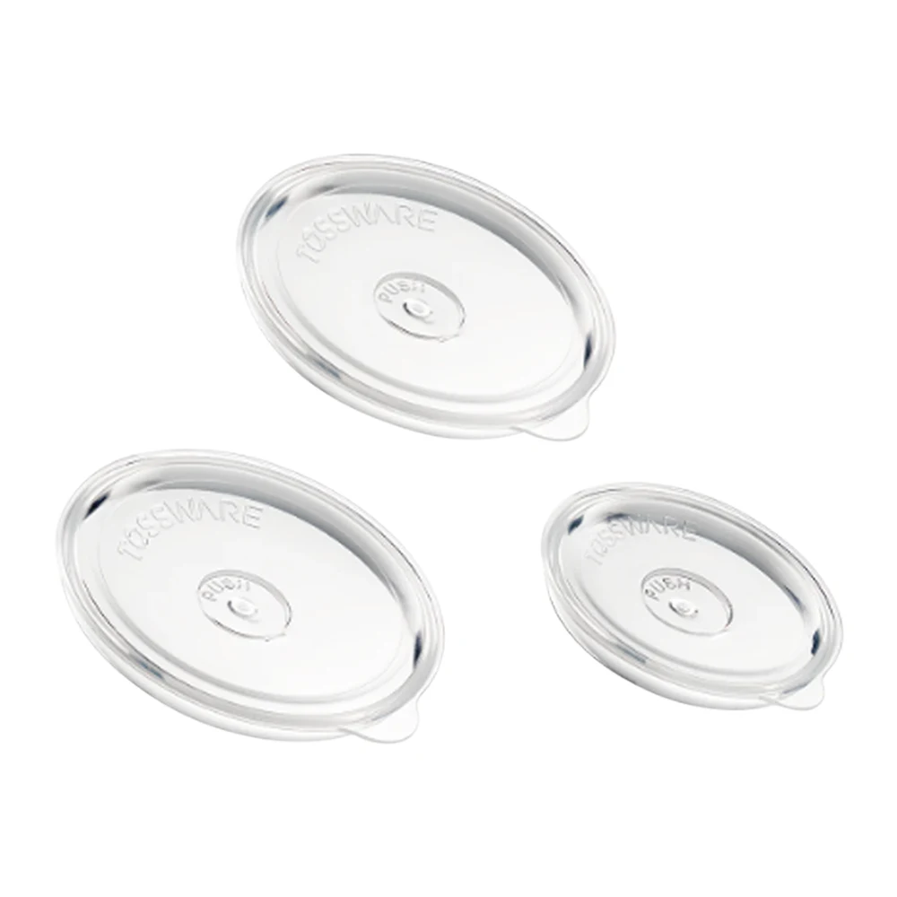 Plastic Glassware Lids (S, M, L) 1