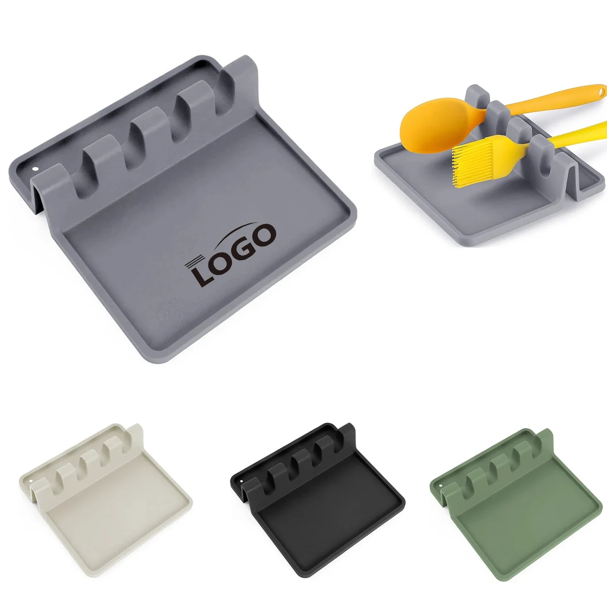 Kitchen Silicone Utensil Rest MOQ 10pcs 1