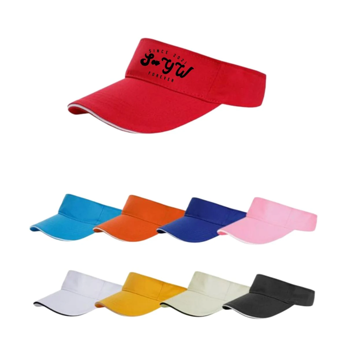 Ponytail Empty Top UV Sun Visor Cap 1