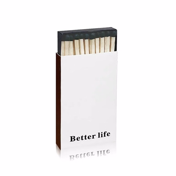 Custom Wood Matchboxes with 3 Inch Matchsticks Full Color Imprint — Corporate Gift