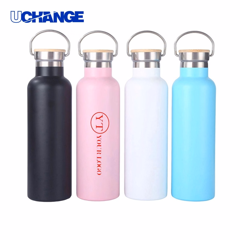 Double Wall Sport Bottle Container with Handle