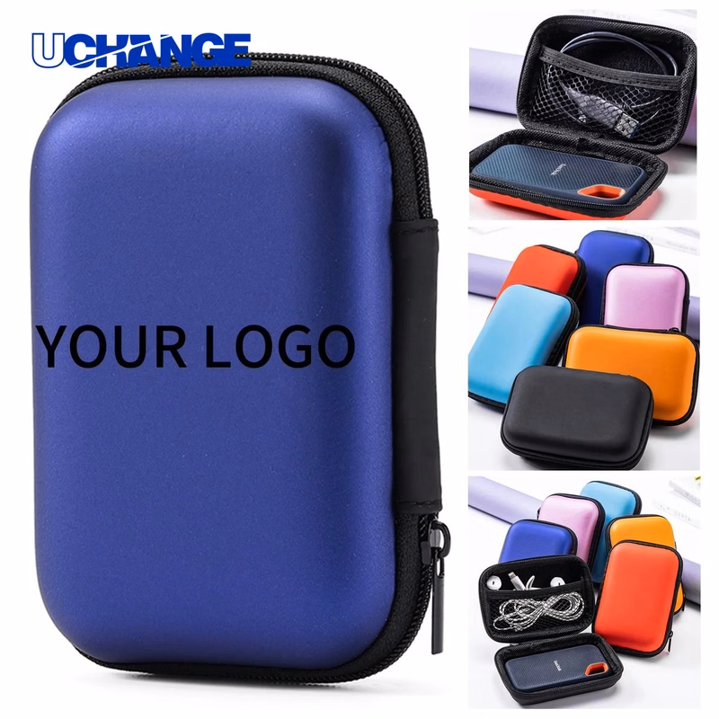 Shock Resistant EVA Headphone Bag Case for Travel